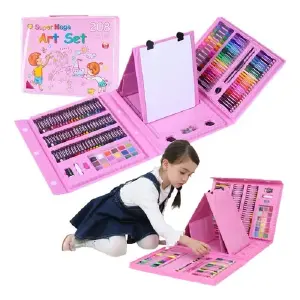 Desata la Creatividad: ¡Kit de Arte Completo con 208 Piezas! - Kit de arte de 208 PCS