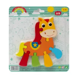Rompecabezas Encantador de Animales en Madera - Rompecabezas En Madera Animales Juego