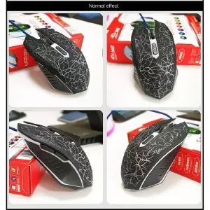 Domina el Juego con el Mouse Gamer LX-X7: Precisión y Velocidad en Tus Manos - MOUSE GAMER ALAMBRICO 7 BOTONES LX-X7