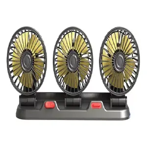 Ventilador de Tres Cabezas Revolucionario para tu Coche - Ventilador De Tres Cabezas Para carro