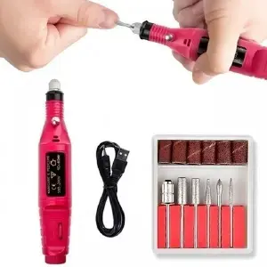 Pulidor Eléctrico Profesional para Uñas: ¡Adiós Acrílico Difícil! - Pulidor De Uñas Electrico Removedor Acrí