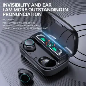 Audífonos Inalámbricos M18: Sonido Inmersivo y Libertad Total - Audífonos Inalámbricos M18 Bluetooth 5.0