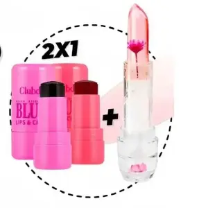 Descubre la Combinación Perfecta: 2 Rubores Gelatina + Labial Hidratante - 2 rubores gelatina + labial hidratante