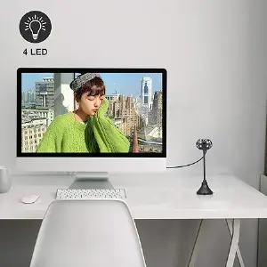 Cámara Web para PC y Laptop: Comunicación Clara y Profesional - Camara Web Para Pc Laptop Web Cam Con M