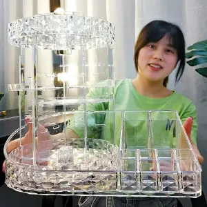 Organizador de Maquillaje Giratorio 360° Z: ¡Tu Belleza, Siempre a Mano! - Organizador de maquillaje 360° Z