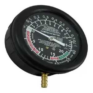Medidor de Bomba de Gasolina y Vacío Profesional - MEDIDOR BOMBA DE GASOLINA Y VACÍO