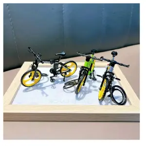 Llavero Mini Bicicleta de Montaña: ¡Tu Aventura en Miniatura! - Llavero Mini Bicicleta Montaña Ruedas