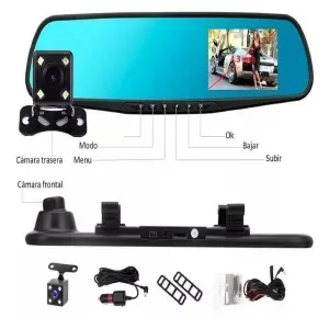 CAMARA ESPEJO RETROVISOR DOBLE CAMARA: Visión Completa y Segura para tu Vehículo - CAMARA ESPEJO RETROVISOR DOBLE CAMARA