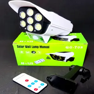 Lámpara LED Panel Solar Tipo Cámara: Iluminación Inteligente y Segura para tu Hogar - LAMAPARA LED PANEL SOLAR TIPO CAMARA