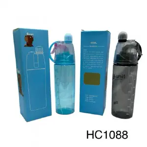 TERMO CON ROCIADOR 600ML HC1088: Tu Compañero Ideal para la Hidratación y Frescura - TERMO CON ROCIADOR 600ML HC1088