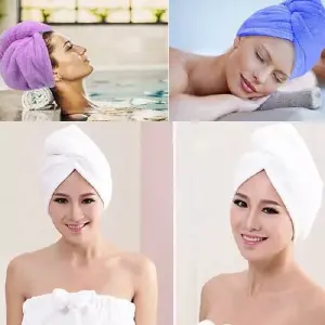 GORRO TURBANTE DE MICROFIBRA: Comodidad y Secado Rápido para tu Cabello - GORRO TURBANTE MICROFIBRA