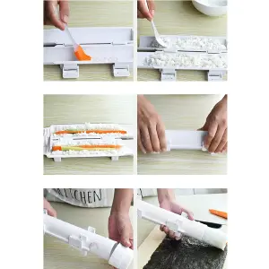 Molde para Rollos de Sushi: Crea Sushi Perfecto en Casa - Molde para rollos de sushi rodillo manua