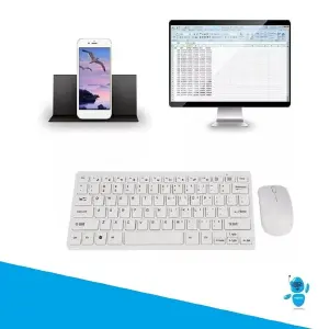 Combo Inalámbrico: Mini Teclado y Mouse para Máxima Productividad - Combo Inalambrico Mini Teclado Y Mouse