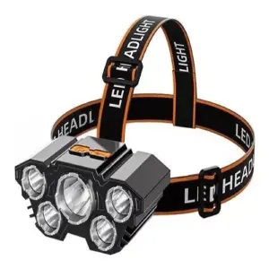 Ilumina Tu Camino: Linterna LED para Bicicleta con 5 Lentes Revolucionarios - Linterna Led Bicicleta 5 Lentes