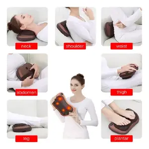 ALMOHADA MASAJEADORA ELECTRICA: Tu Oasis de Relajación Personal - ALMOHADA MASAJEADORA ELECTRICA