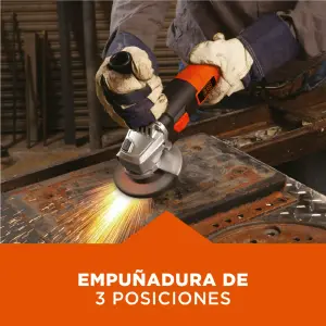 Potencia y Precisión con la Pulidora Black+Decker G72 de 4 1/2" - Pulidora De 4 1/2 820W Black+Decker  G72