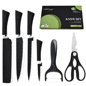 Set de Cuchillos de Lujo x 6: Elegancia y Precisión en Tu Cocina - Set de cuchillos de lujo x 6