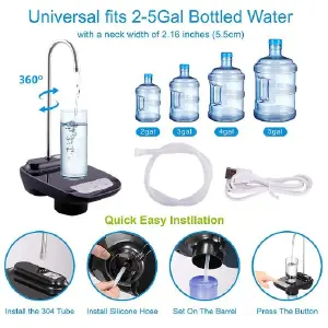 Dispensadora de Agua Refrescante con Elegante Base - Dispensadora de agua con Base