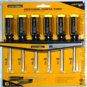Juego de Destornilladores Torx Uyustools x 6: Precisión y Durabilidad para tus Tareas - Juego destornillador torx uyustools x 6