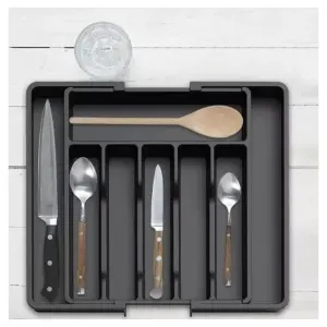ORGANIZADOR DE CUBIERTOS RETRÁCTIL: ¡Tu Cocina Más Ordenada y Funcional! - ORGANIZADOR DE CUBIERTOS RETRÁCTIL