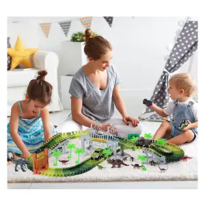 Pista Dino Track™: ¡La Aventura Jurásica que tus Hijos Amarán! - Pista Dino Track™ 256 Piezas