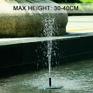 Bomba de Fuente Solar Flotante: ¡Elegancia y tranquilidad para tu estanque! - Bomba De Fuente Solar Flotante