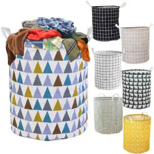 Cesta Plegable para Ropa Sucia: Organiza Tu Espacio con Estilo - Cesta para Ropa Sucia en Tela