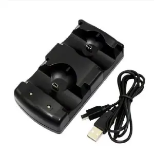 Estación de Carga Doble para Mandos PS3: ¡Potencia Tu Juego! - Base de carga 2 en 1 para control PS3