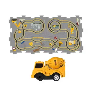 Pista de Carro de Construcción Línea Amarilla - Pista Carro Construccion Linea Amarilla