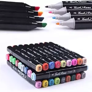 Set de Marcadores Artísticos - 120 Tonos Vibrantes - set de marcadores x120