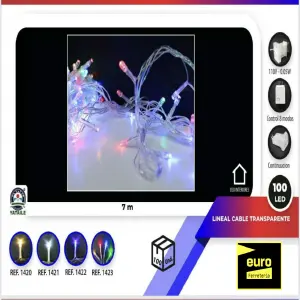 Ilumina Tu Hogar con Nuestras Luces Navideñas Lineales de 7 Metros - Luces navideñas lineales 7 m