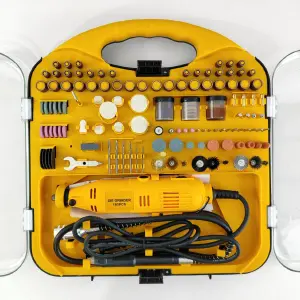 Potencia tu Taller con el Juego de Herramientas Moto Tools Amarillo 183 Piezas 135W - Moto tools amarillo 183 piezas 135W