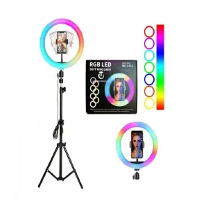 ARO DE LUZ DE 26 CM RGB: Ilumina tu mundo con estilo - ARO DE LUZ DE 26 CM RGB