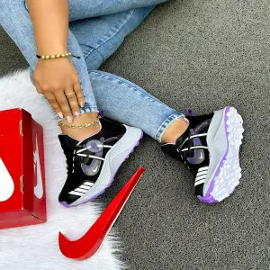 Bellos Nike para Dama: Elegancia y Rendimiento en Negro Violeta - Bellos Nike Para dama Negro Violeta JC