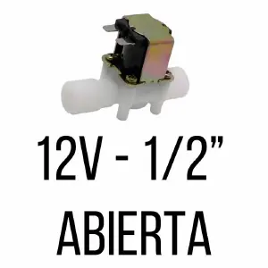 Válvula Solenoide Abierta 12V 1/2": Control Fiable para tus Sistemas - Valvula Solenoide Abierta 12v 1/2"