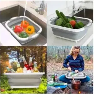 Revoluciona Tu Cocina con Nuestra Tabla de Cortar Plegable Multifuncional - TABLA DE CORTAR PLEGABLE MULTIFUNCIONAL