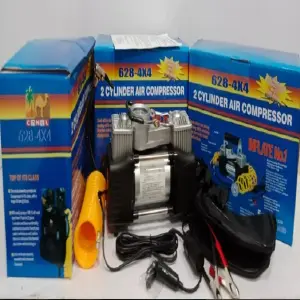 Compresor de Carro 4x4 de Doble Pistón 12V: Potencia y Fiabilidad en un Solo Dispositivo - Compresor carro  4x4  Doble Piston 12 v