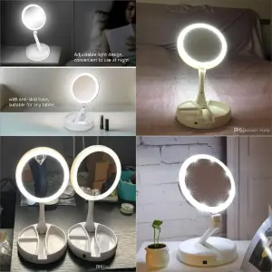 Espejo Ventilador LED 3 en 1: Tu Aliado de Belleza y Frescura - espejo ventilador LED 3 en 1 luz led
