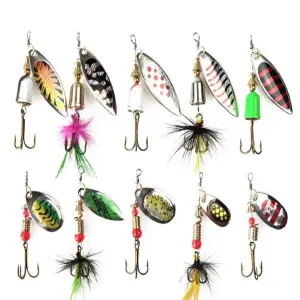 Kit de 10 Cucharas para Pescar Sabaletas: ¡Tu Aliado para Capturas Épicas! - Kit De 10 Cucharas Para Pescar Sabaletas