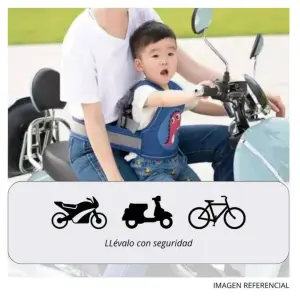 Cinturón de Seguridad para Motos: Viaja Seguro con tus Niños - Cinturón Seguridad Moto niños Arnes