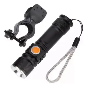 Ilumina Tu Camino: Linterna Recargable USB LED Q5 para Bicicleta - Usb Led Q5 Recargable Bicicleta Linterna