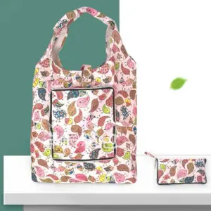 Bolsa Plegable Con Estampados Únicos - Bolsa Plegable Con Estampados