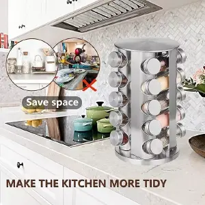 Revoluciona tu Cocina con Nuestro Especiero Giratorio de 20 Condimentos - Especiero Cocina 20 Condimentos Giratori