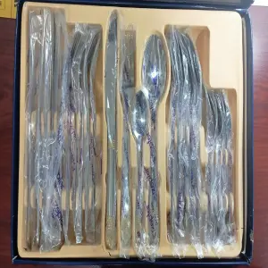 Elegancia en Tu Mesa: Set de Cubiertos de Lujo x24 - SET DE CUBIERTOS DE LUJO 24