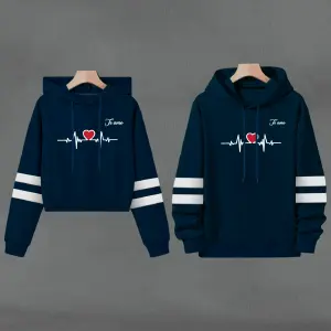 Buso Hoodie CORAZÓN AZUL OSCURO: Estilo y Comodidad Inigualables - Buso Buzo,Hoodie CORAZON AZUL OSCURO