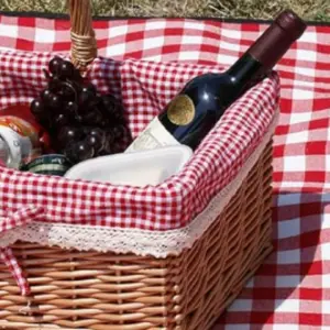 Cesta de Picnic Elegante y Funcional de 12x18cm - Cesta De Almacenamiento Picnic 12cm188