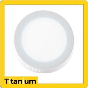 Panel LED TITANIUM Sobrepuesto 24W 10" 6000K - PANEL LED TITANIUM SOBREPONER 24W 10" 6