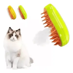 Cepillo Mascotas Vaporizador 3 en 1: ¡El cuidado definitivo para tu mejor amigo! - Cepillo Mascotas  Vaporizador 3 En 1