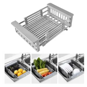 Escurridor Retráctil Ajustable: La Solución Inteligente para Tu Cocina - Escurridor Retractil Ajustable Canasta