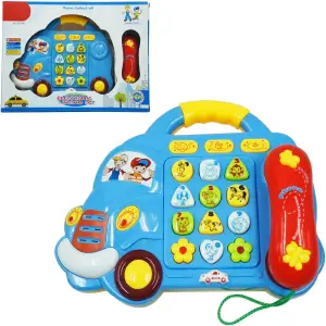 Teléfono Celular Juguete Musical con Diseño de Carro para Niños - Teléfono Celular Juguete Musical Carro